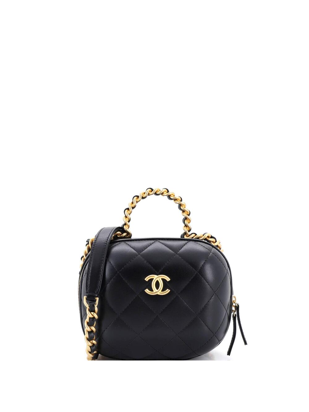 Chanel Cc Bubble Top Handle Vanity Case #253789C45B